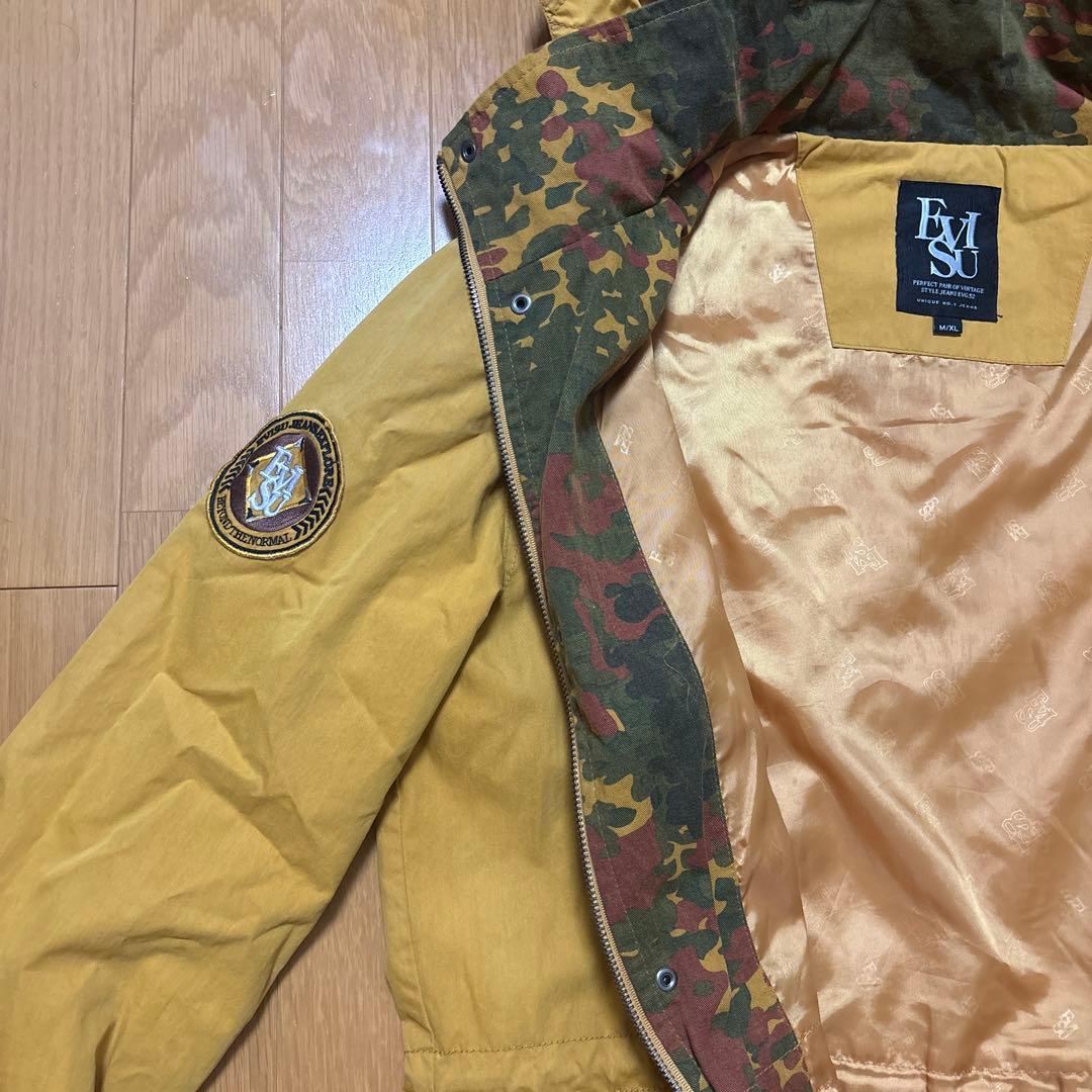 T*T様 EVISU エヴィス 黄色 イエロー ジャケット 防寒ベスト