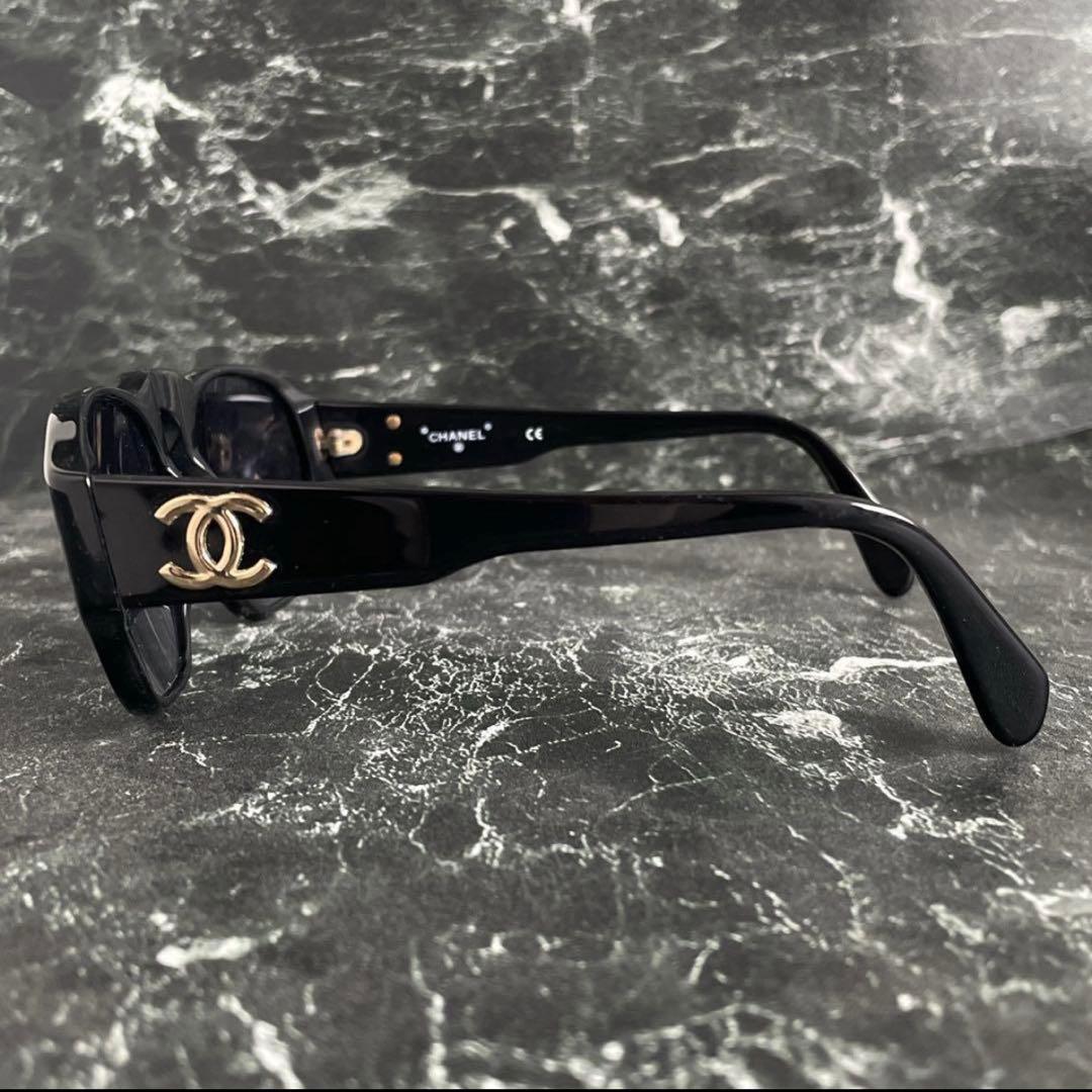 【shiho】CHANEL シャネル ブラック サングラス ケース付き