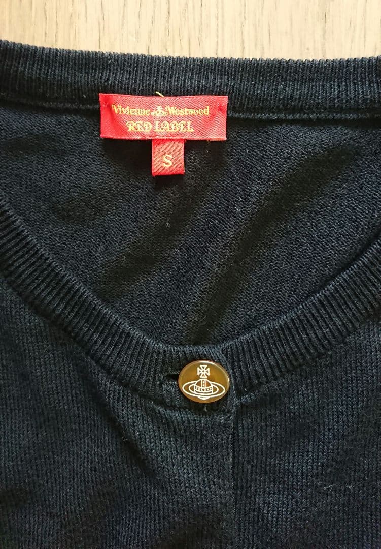 vivien westwood インポート ブラックカーデ☆カラーオーブ