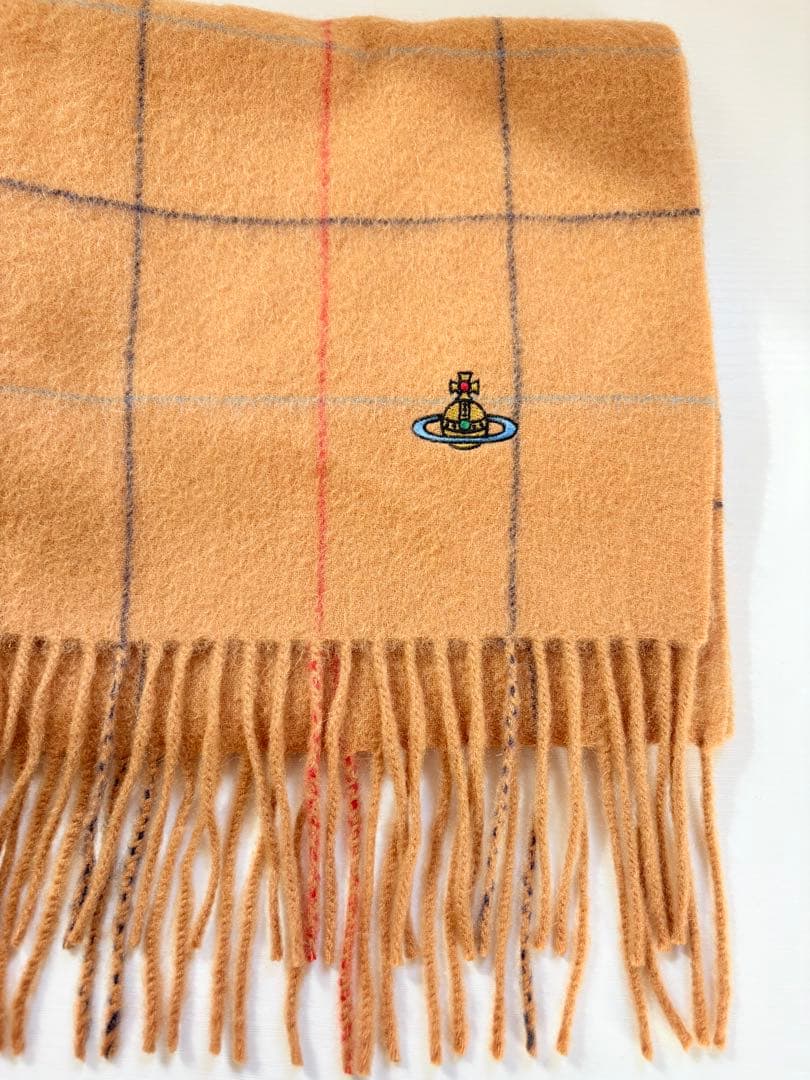 Vivienne Westwood カシミヤチェックマフラー