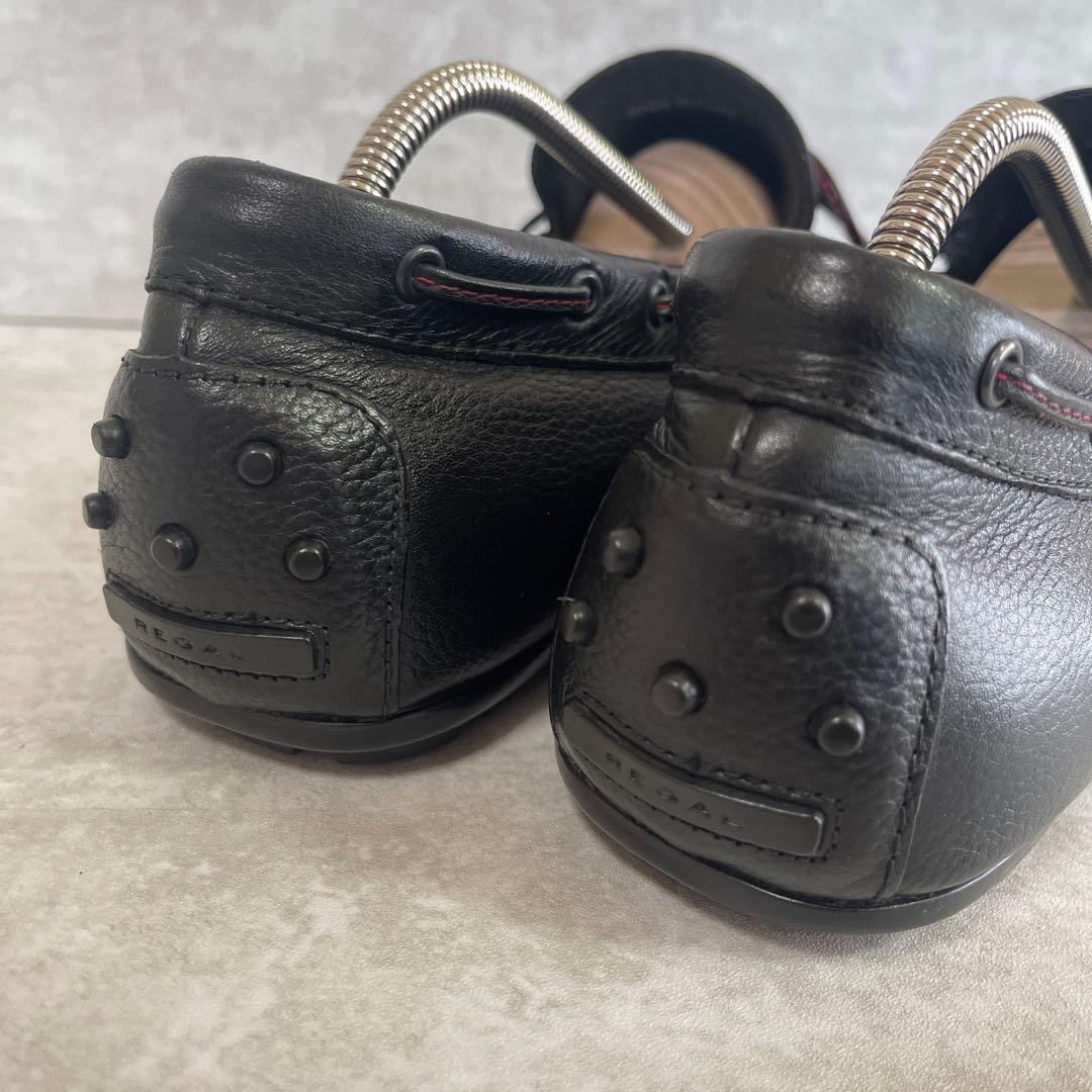 REGAL 954R ドライビングシューズ 25cm ブラック レザー