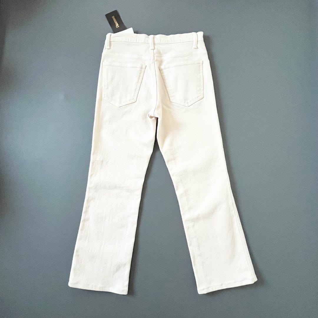 新品タグ付き✨L'Appartementアパルトモン ホワイトクロップドデニム