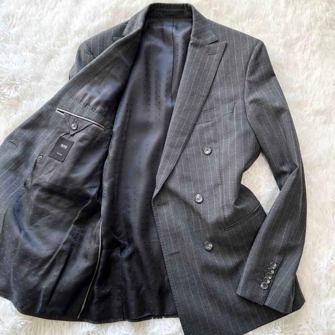 値下げ交渉可　HUGO BOSS ヒューゴボス　ダブル　スーツ　セットアップ