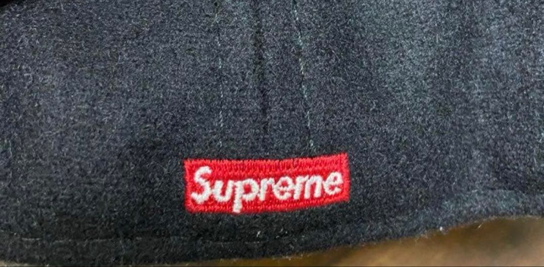 supreme キャップ【美品】Sロゴ