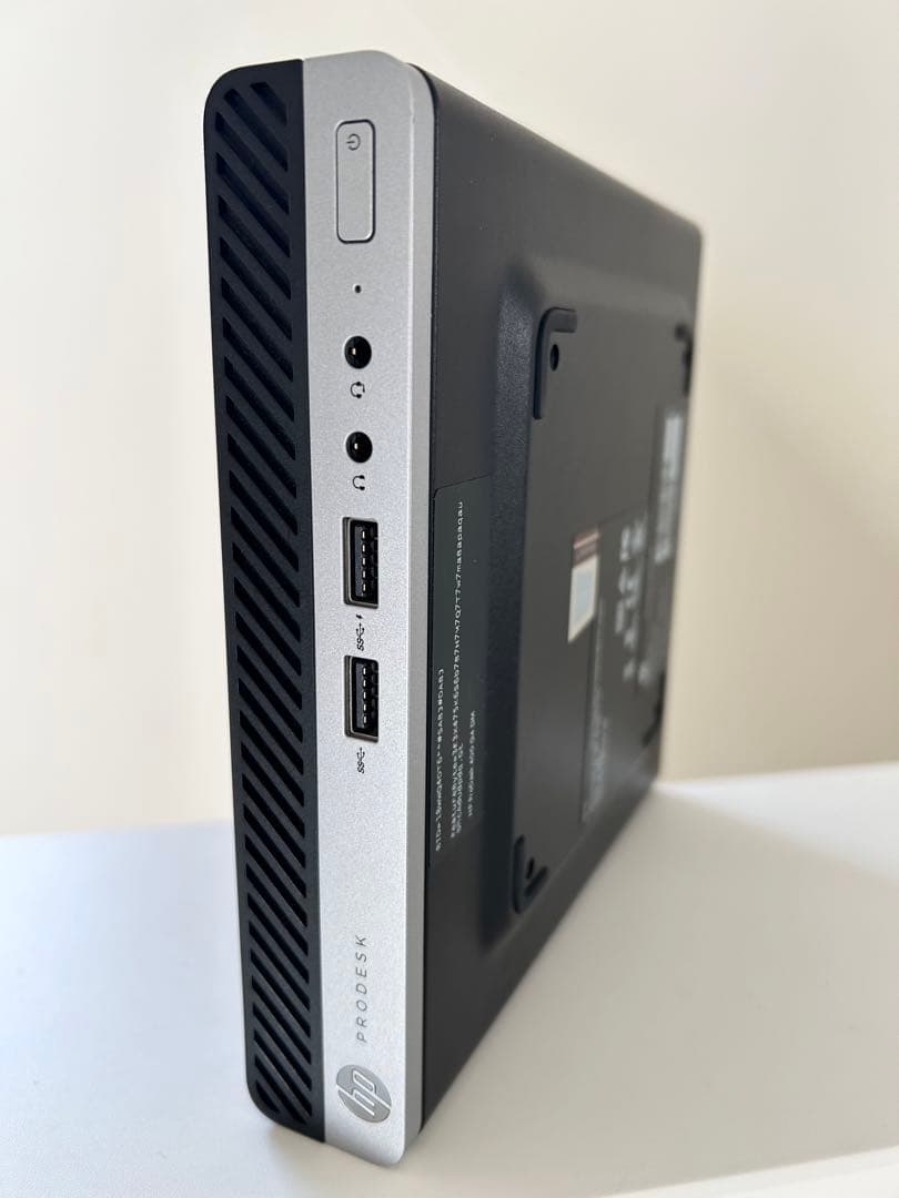 HP ProDesk 400 G4 DM i5第8世代 SSDWifiミニPC