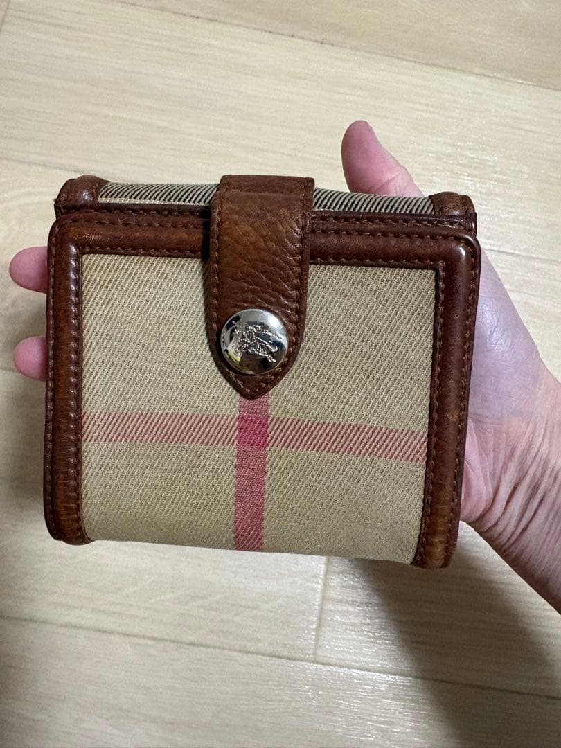 Burberry 二つ折り財布 ベージュ/ブラウン