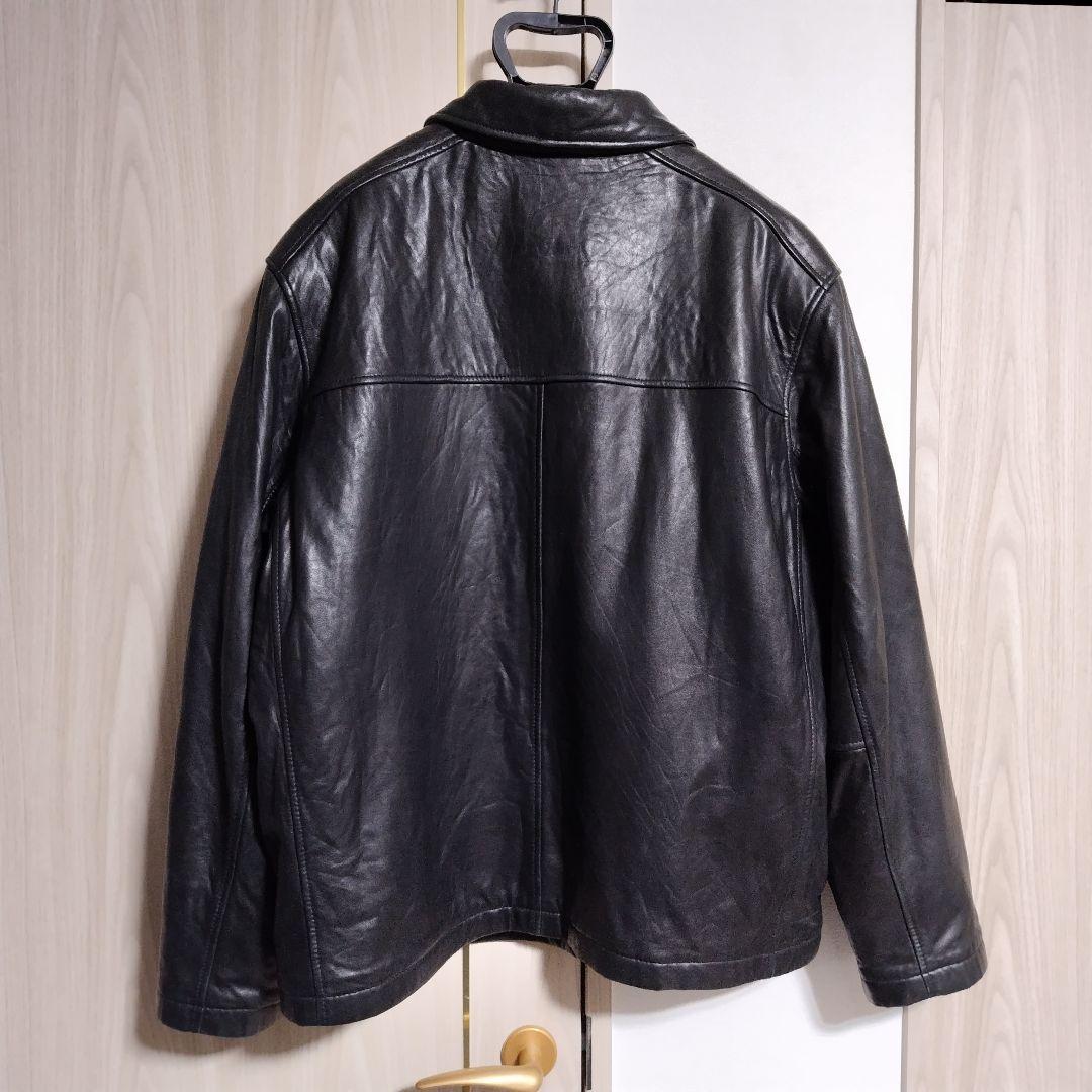 j*i様 DOCKERS ブラックレザージャケット XL　LEVI'S