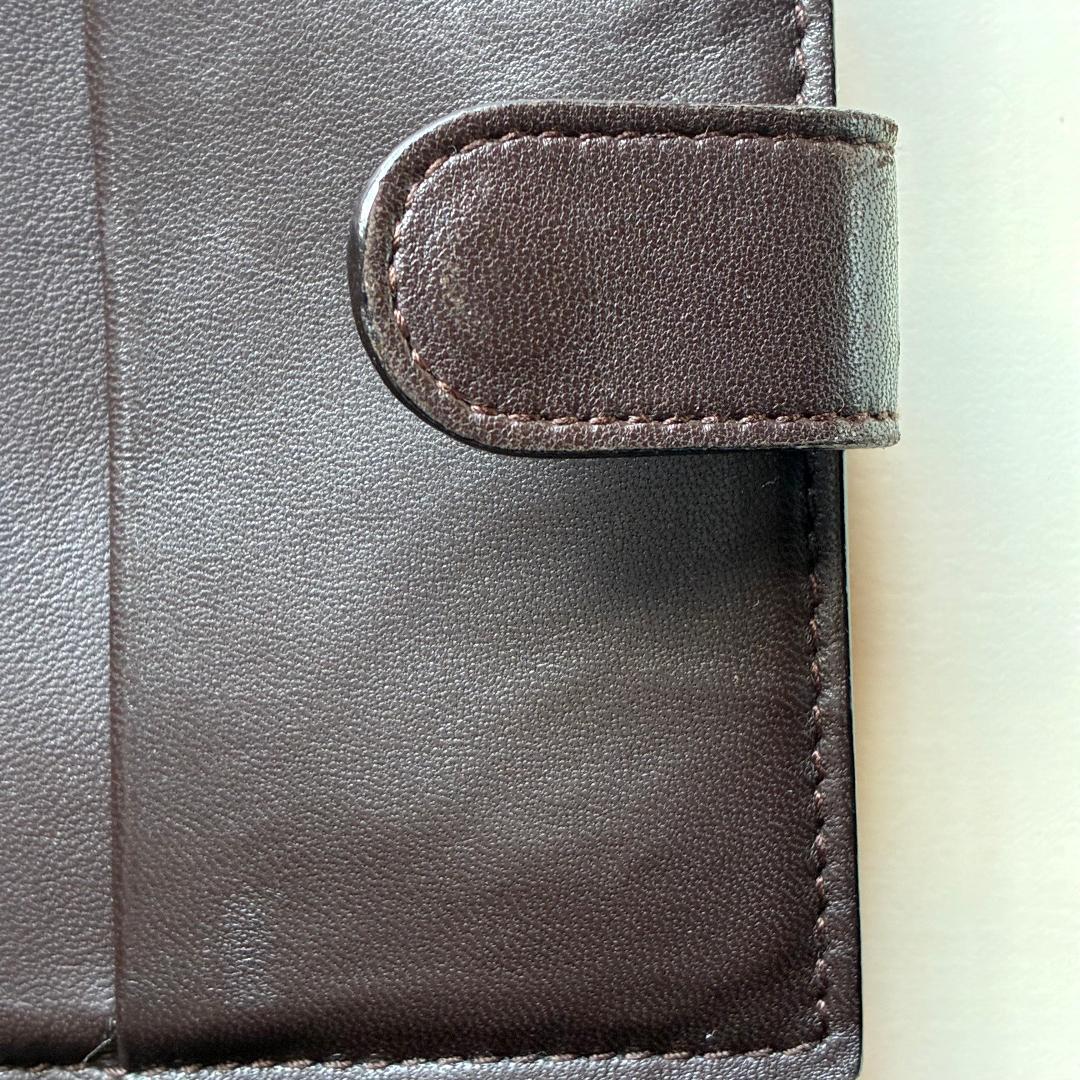 Bottega Veneta 二つ折財布 レザー 焦茶 ボッテガ・ヴェネタ