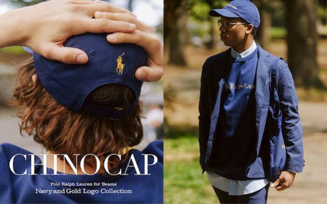 極美品❗️ビームス別注❗️Polo Gold Logo Collection CAP