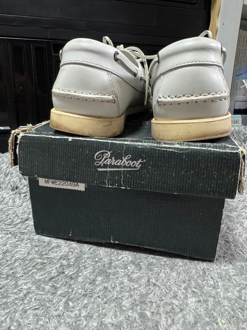週末まで激安　美品Paraboot Anche-Blanc ホワイト 9