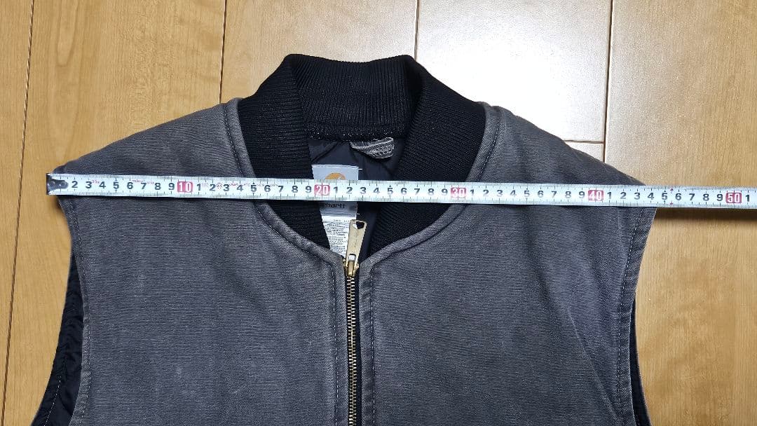 Carhartt ダックベストXL USA製 腰ゴム セメント V02CMT