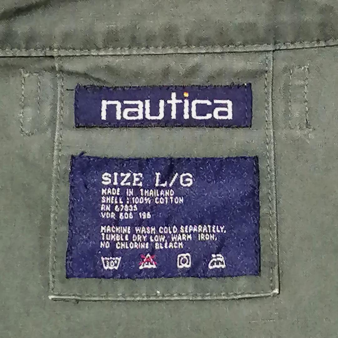 【る※様】90s NAUTICA 鬼フェード チンスト ハリントンジャケット L