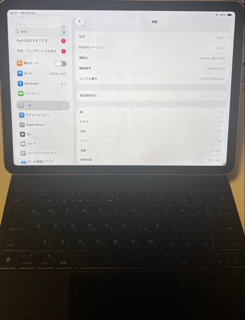 iPad Air 第4世代 本体 ローズゴールド Apple
