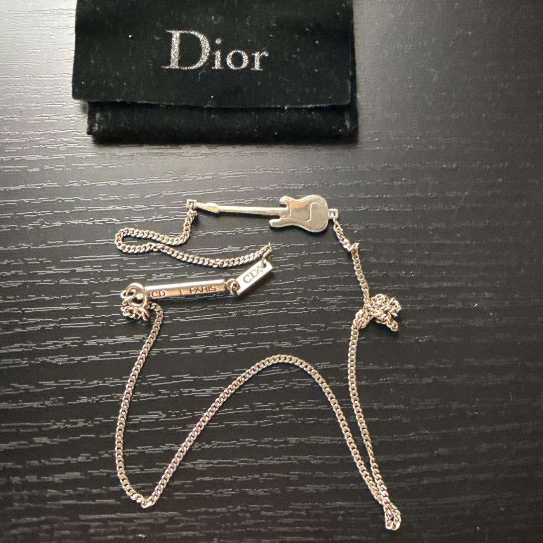 Dior homme ギターエディ期名品　シルバー925ネックレスディオールオム