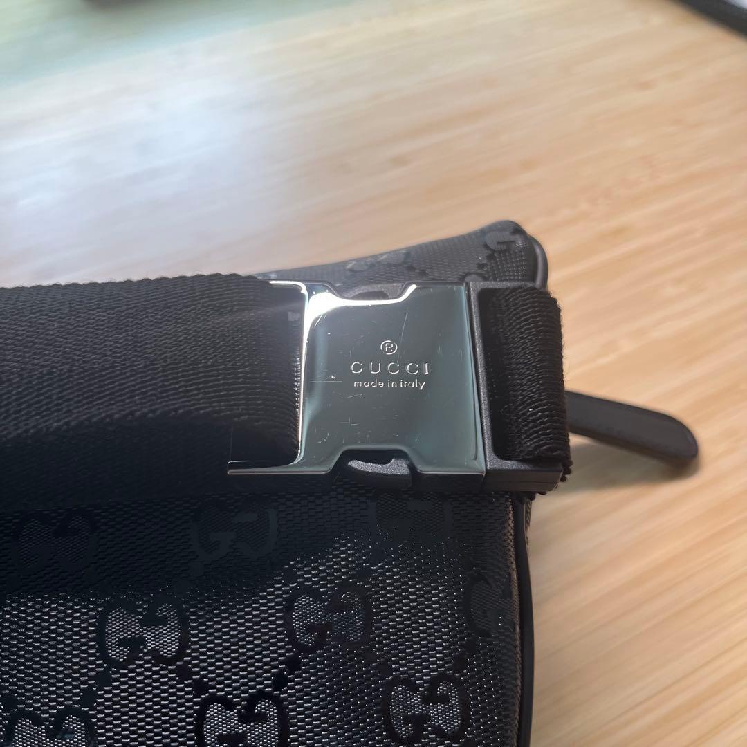 【美品】GUCCI グッチ インプリメ PVCウエストバッグ