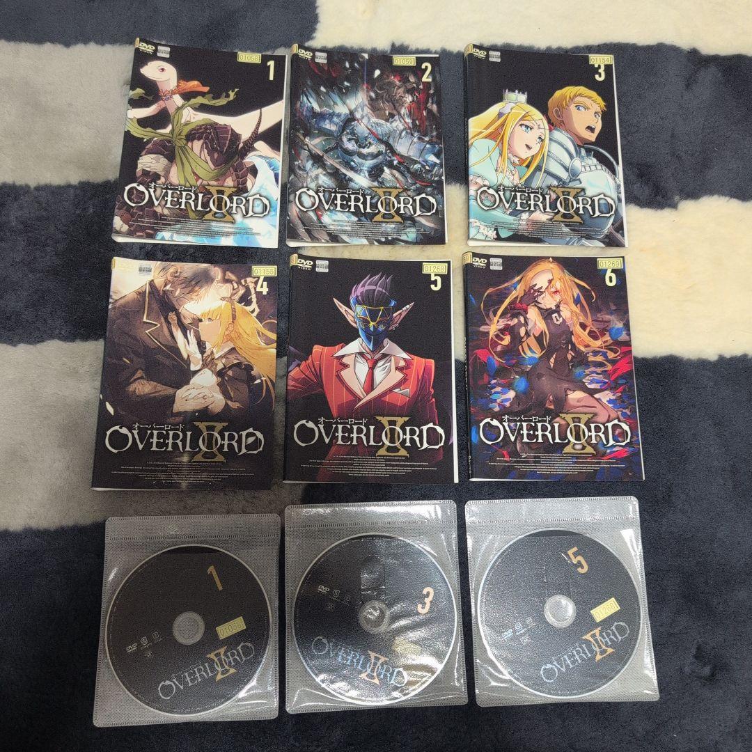 OVERLORD 1期+2期+3期全18巻 レンタル落ちDVD+劇場グッズ