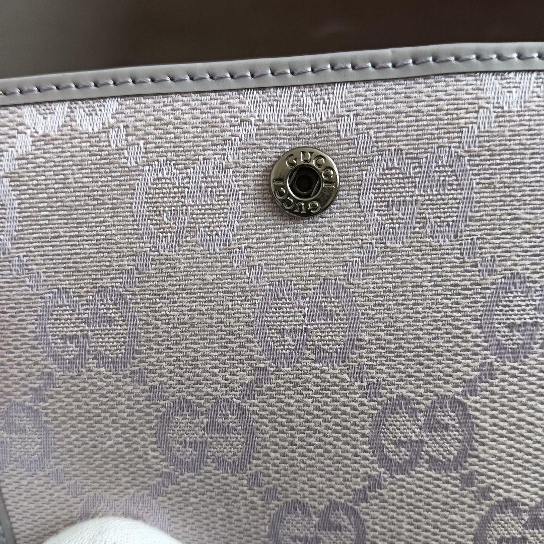 【未使用​/付属品完備】GUCCI グッチ 二つ折り財布 GGキャンバス ピンク