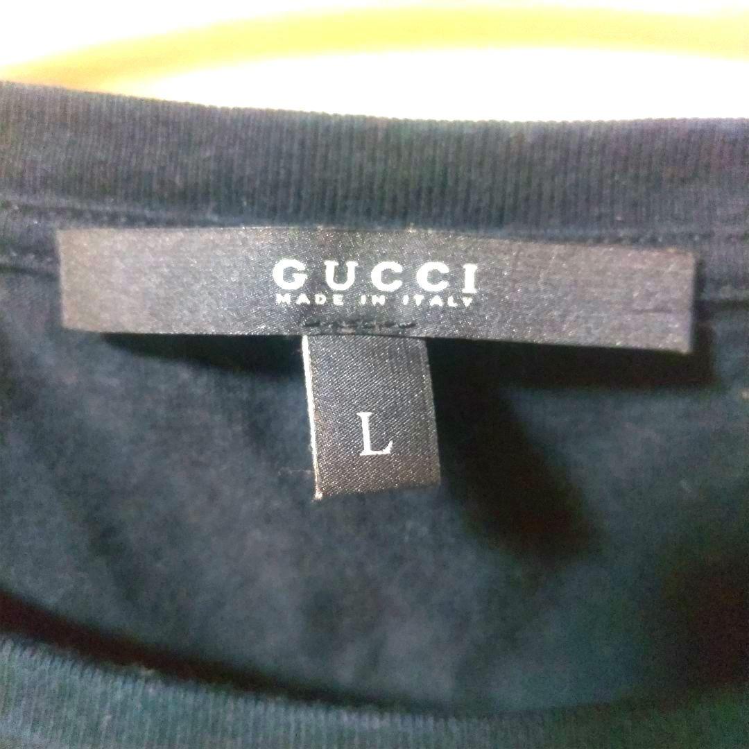 美品★GUCCI ブラック Tシャツ　L