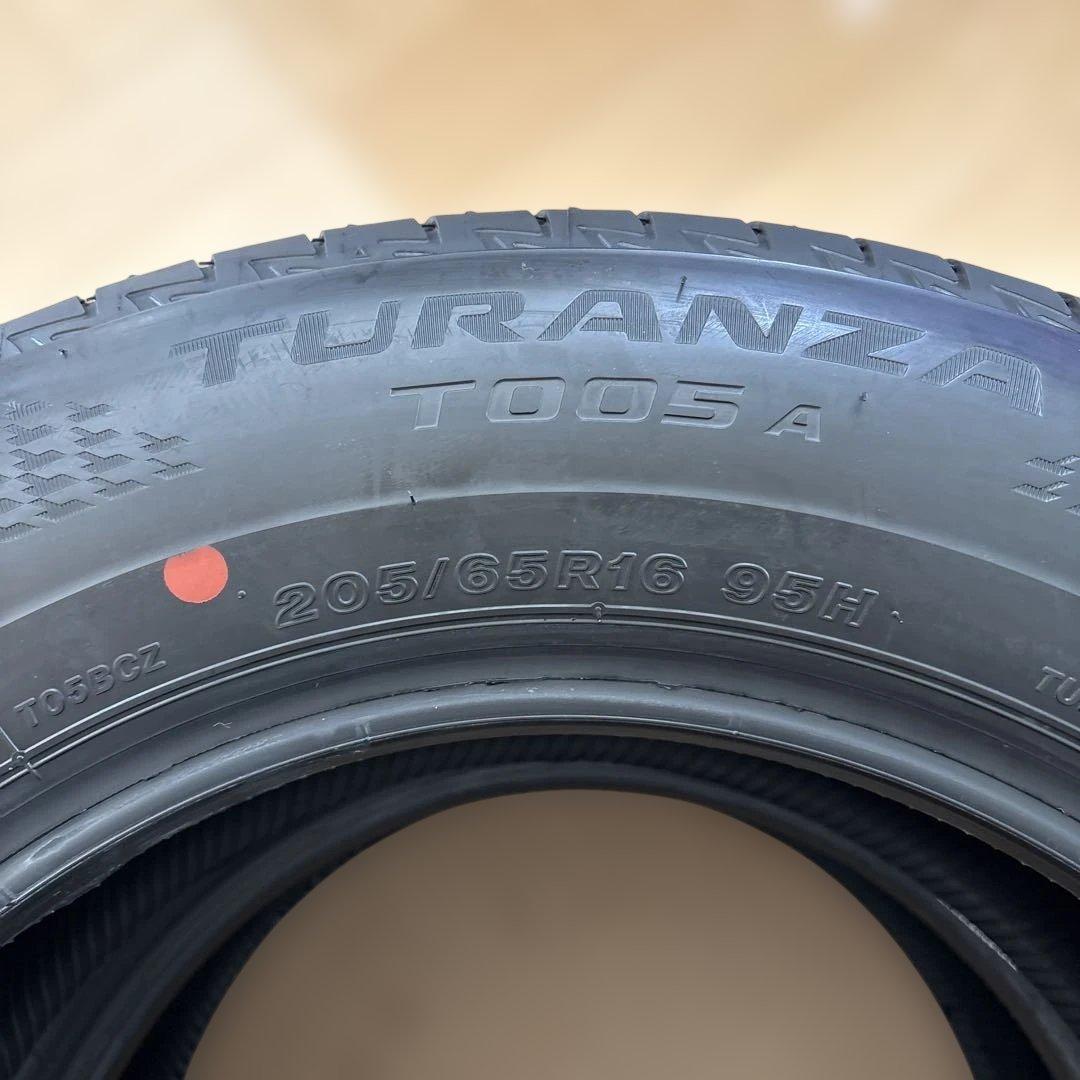 送料込②205/65R16 ブリヂストン トランザ T005A 新車外し ２本