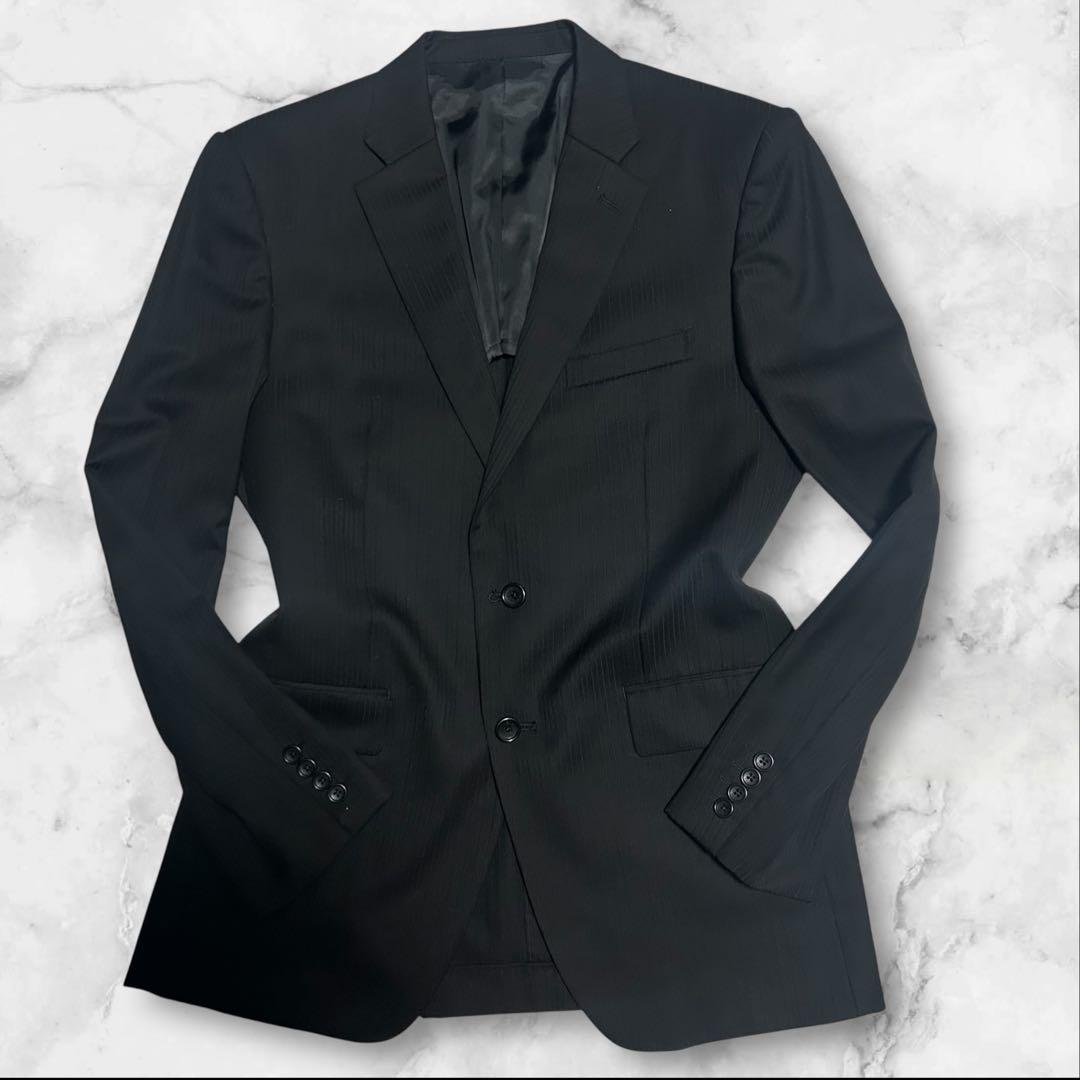 【美品】タケオキクチ セットアップ スーツ ストライプ 赤タグ 高級 2XL