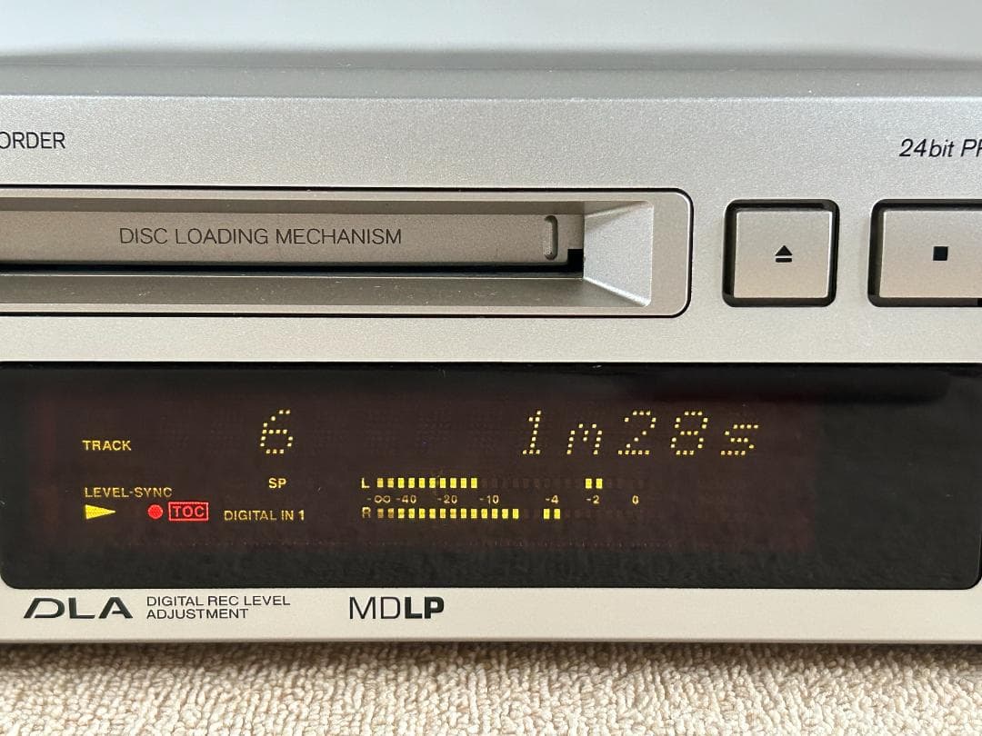 ONKYO オンキョー　MD-105TX　MDレコーダー　中古動作確認済