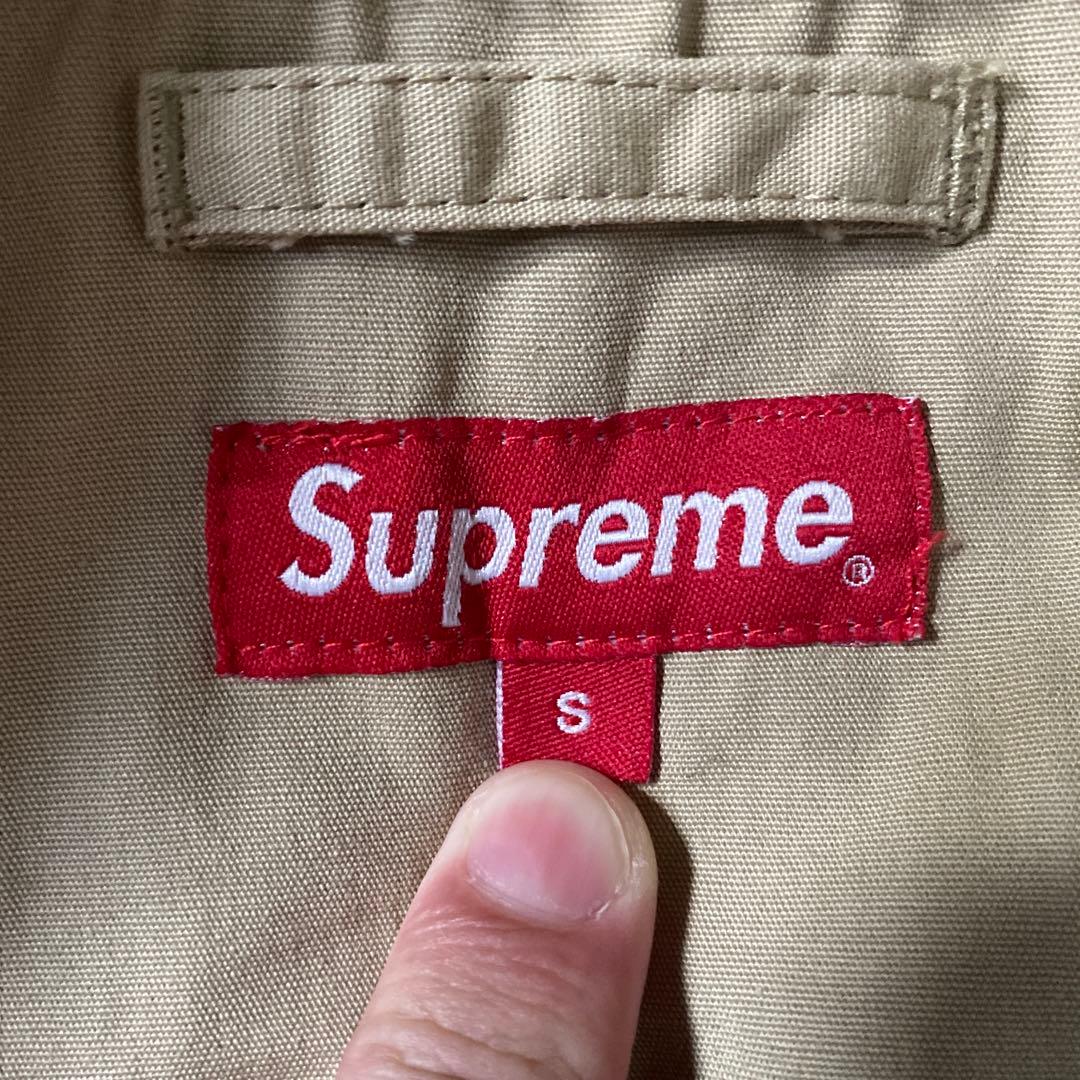 Supreme USA刺繍 MA-1ジャケット S ネイビー