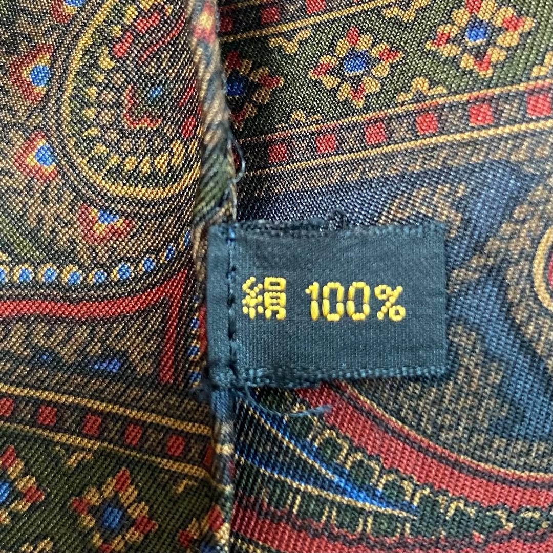 BALENCIAGAロングストール　シルク　ペイズリー