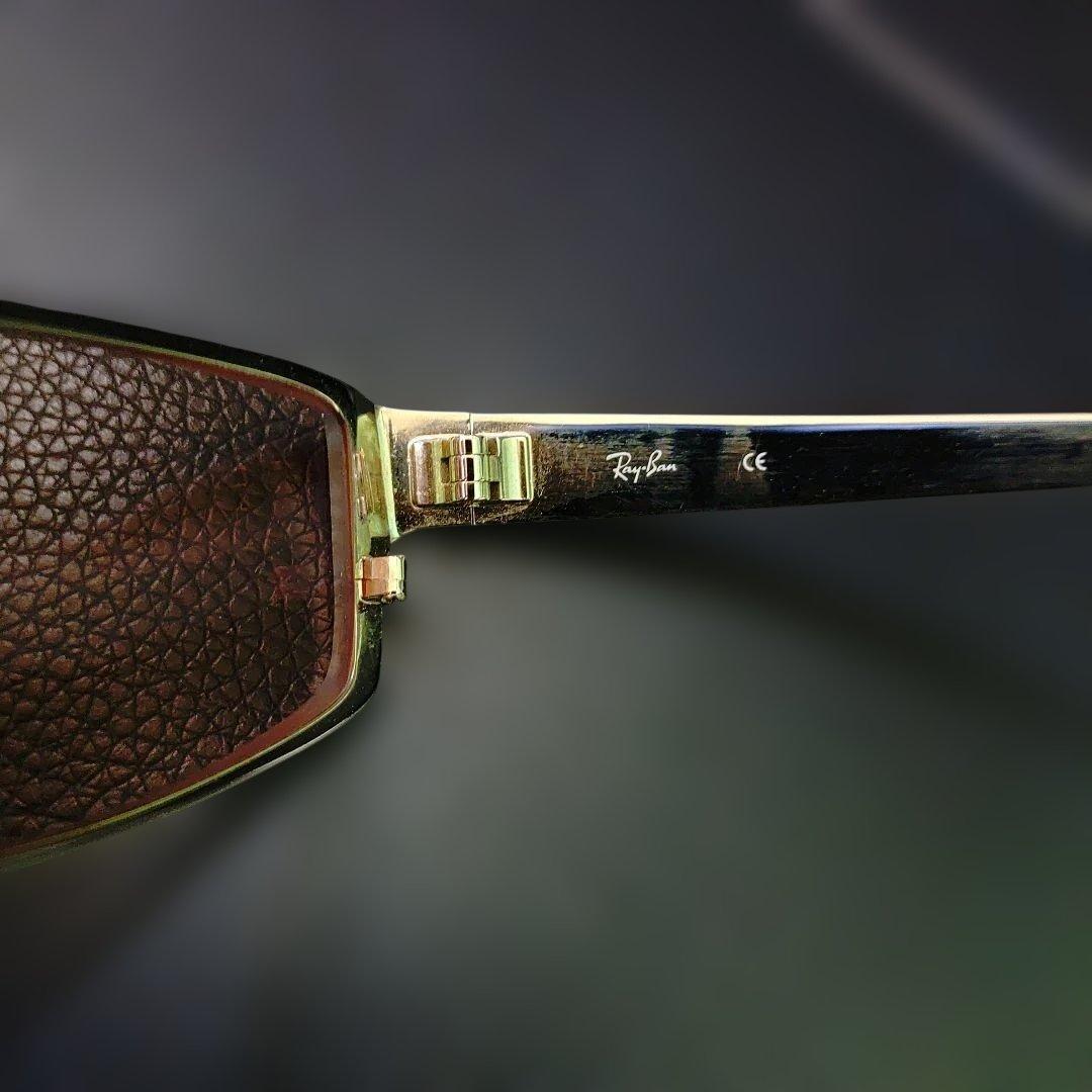 Ray-Ban チタン サングラス ブラウンレンズ