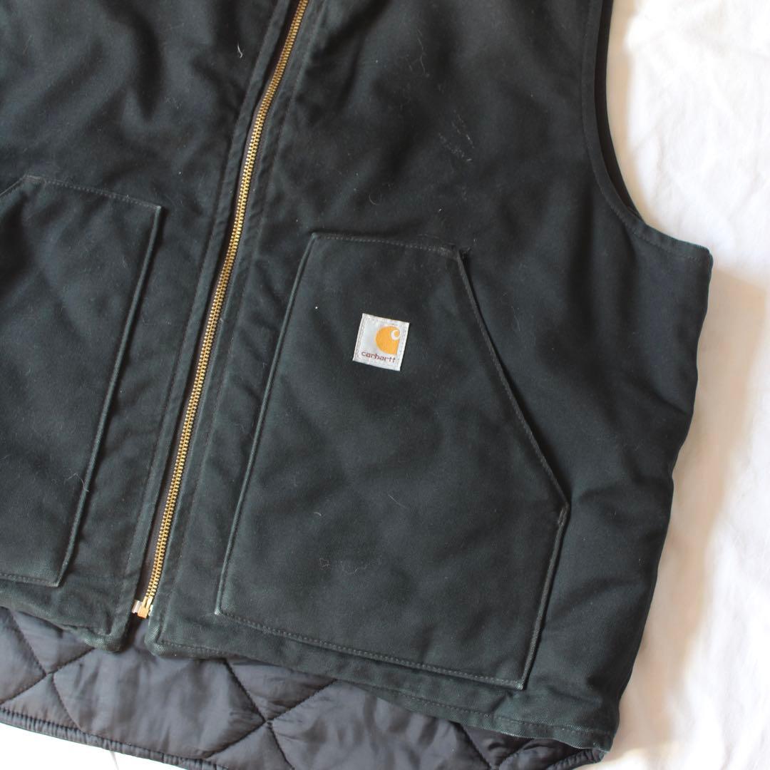Carhartt VO1 ダックベスト ワークベスト BLK ブラック usa