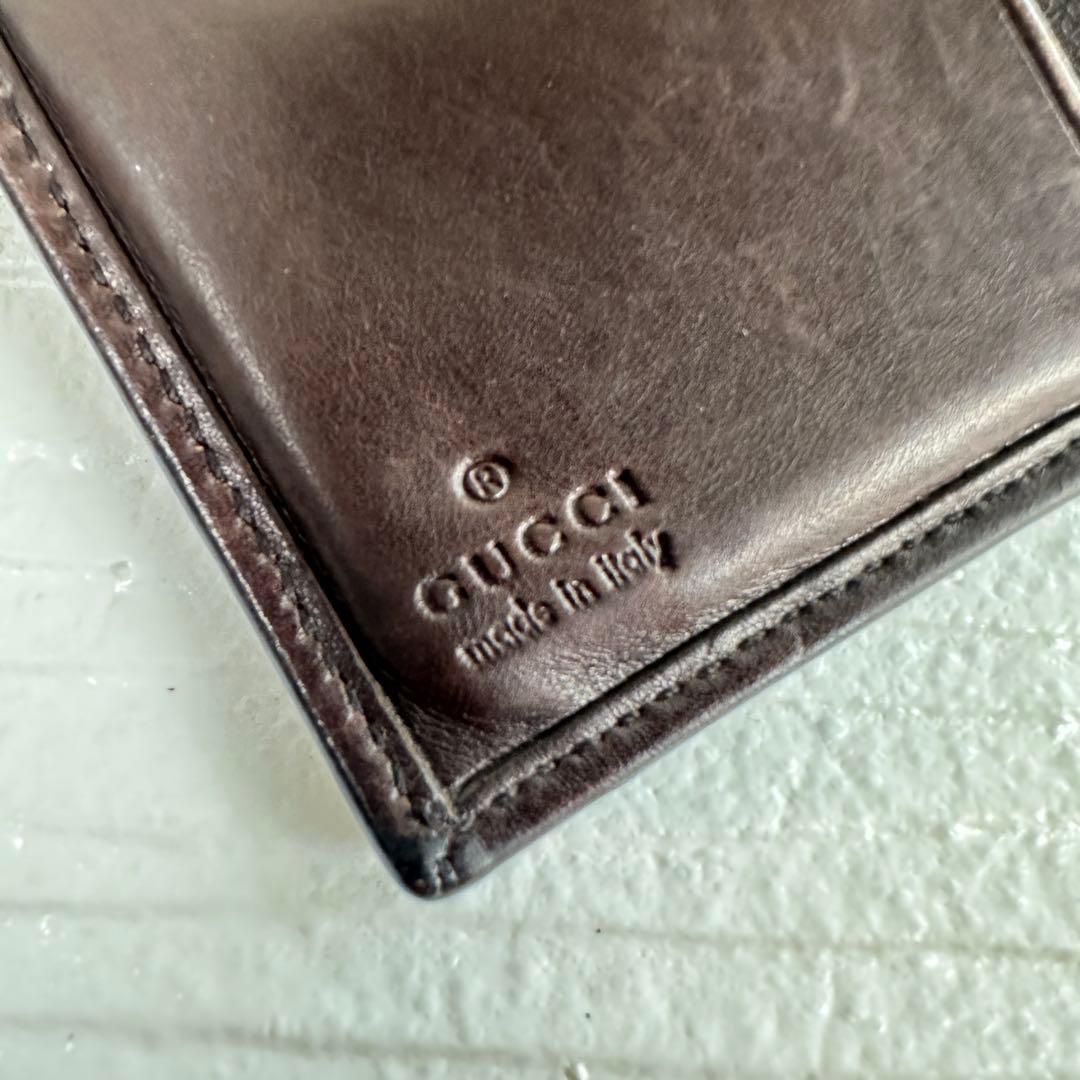 ✨希少✨ GUCCI GG柄 二つ折り財布 101603 箱付き ヴィンテージ