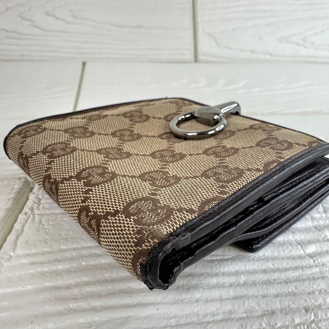 ✨希少✨ GUCCI GG柄 二つ折り財布 101603 箱付き ヴィンテージ