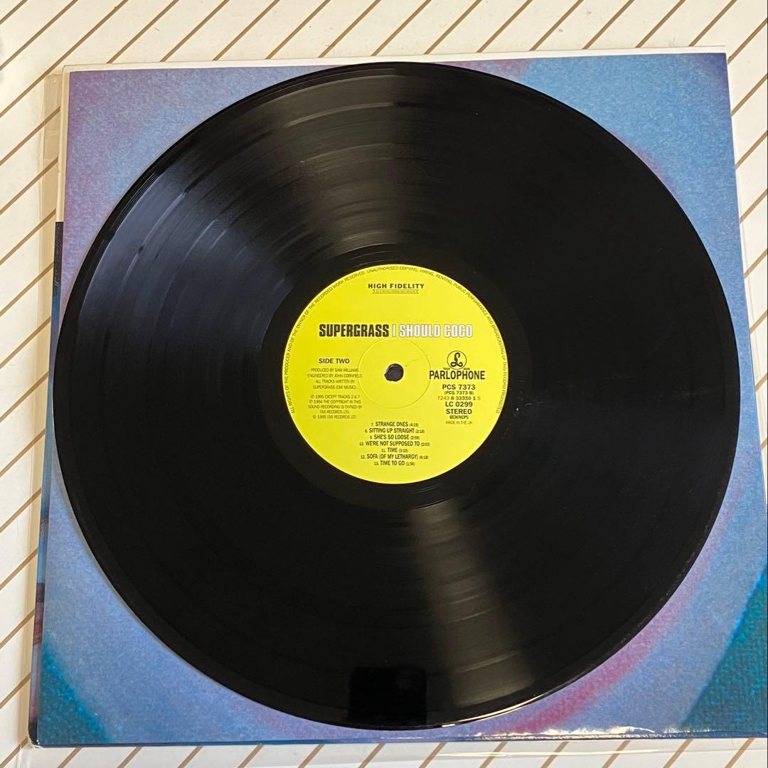 初回UKアナログ盤　SUPERGRASS I SHOULD COCO レコード