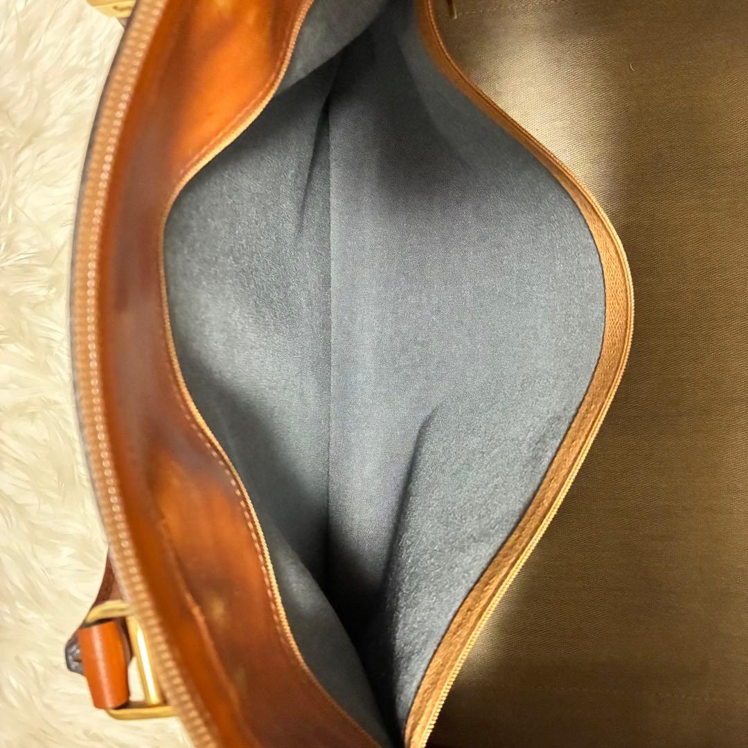BALLY バリー　ボストンバッグ　かばん　黒　レザー　ロゴ　旅行　茶色