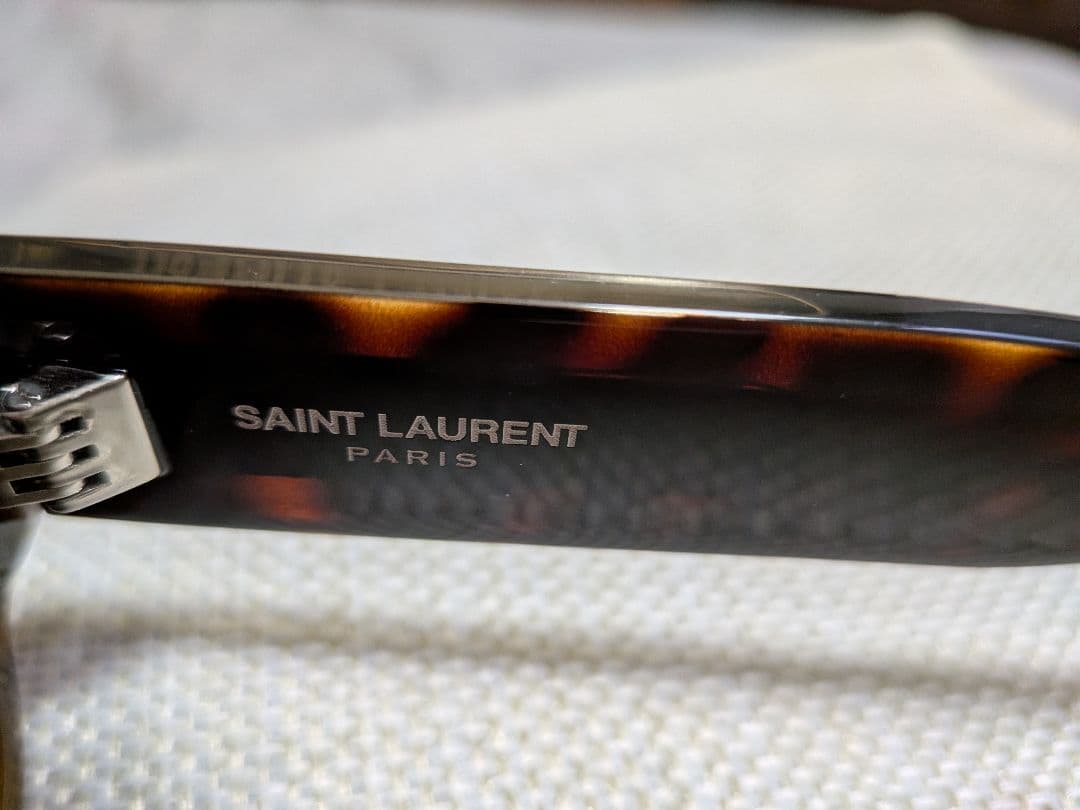 Saint Laurent ブラウン スクエアサングラス