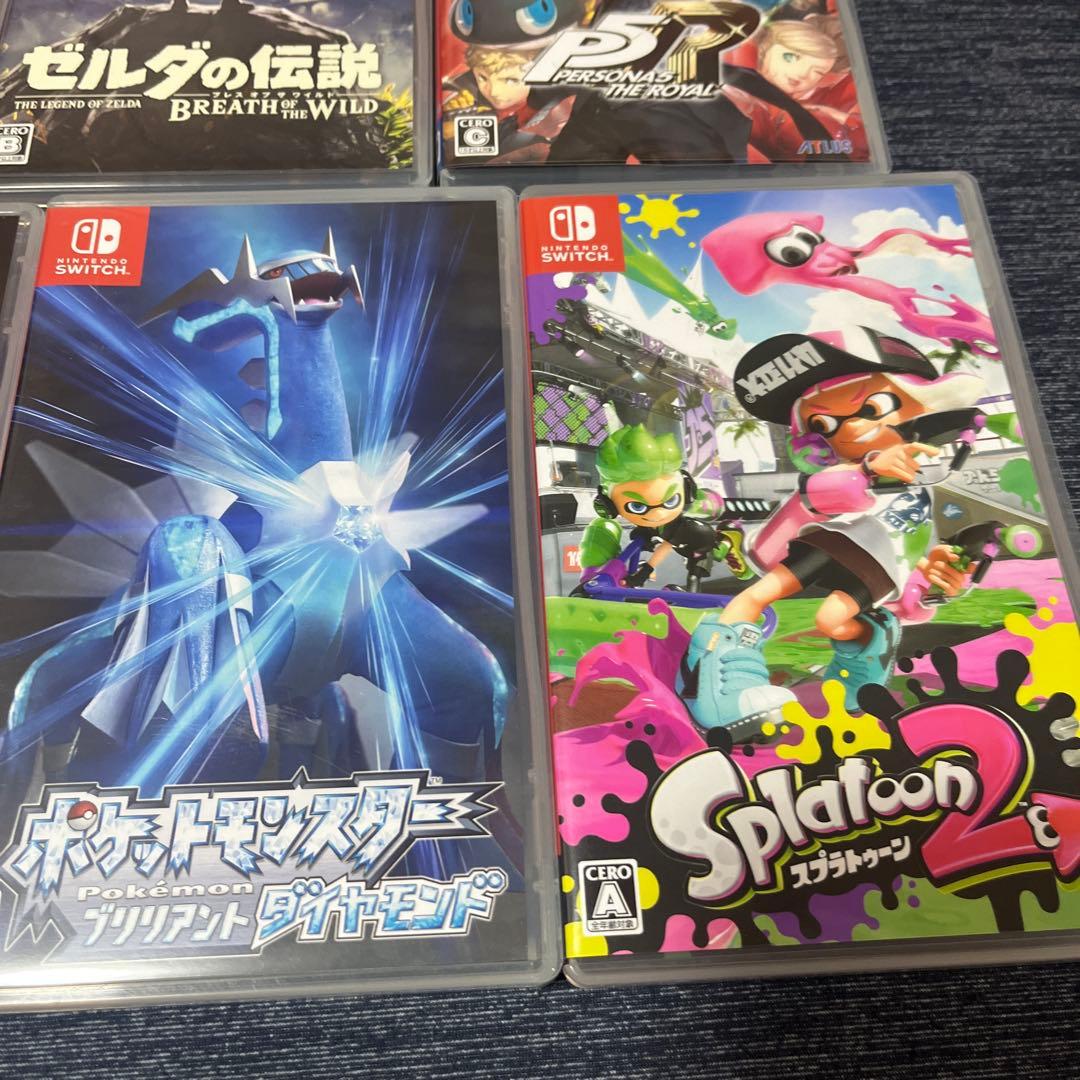 d*K様 switchソフト7本セット　ゼルダ　ポケモン等
