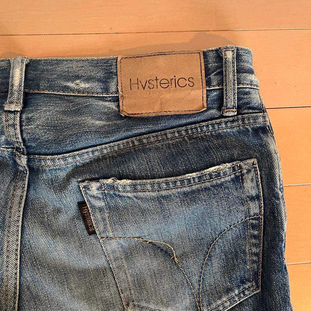 パンツ 00s Hysterics distressed skinny denim