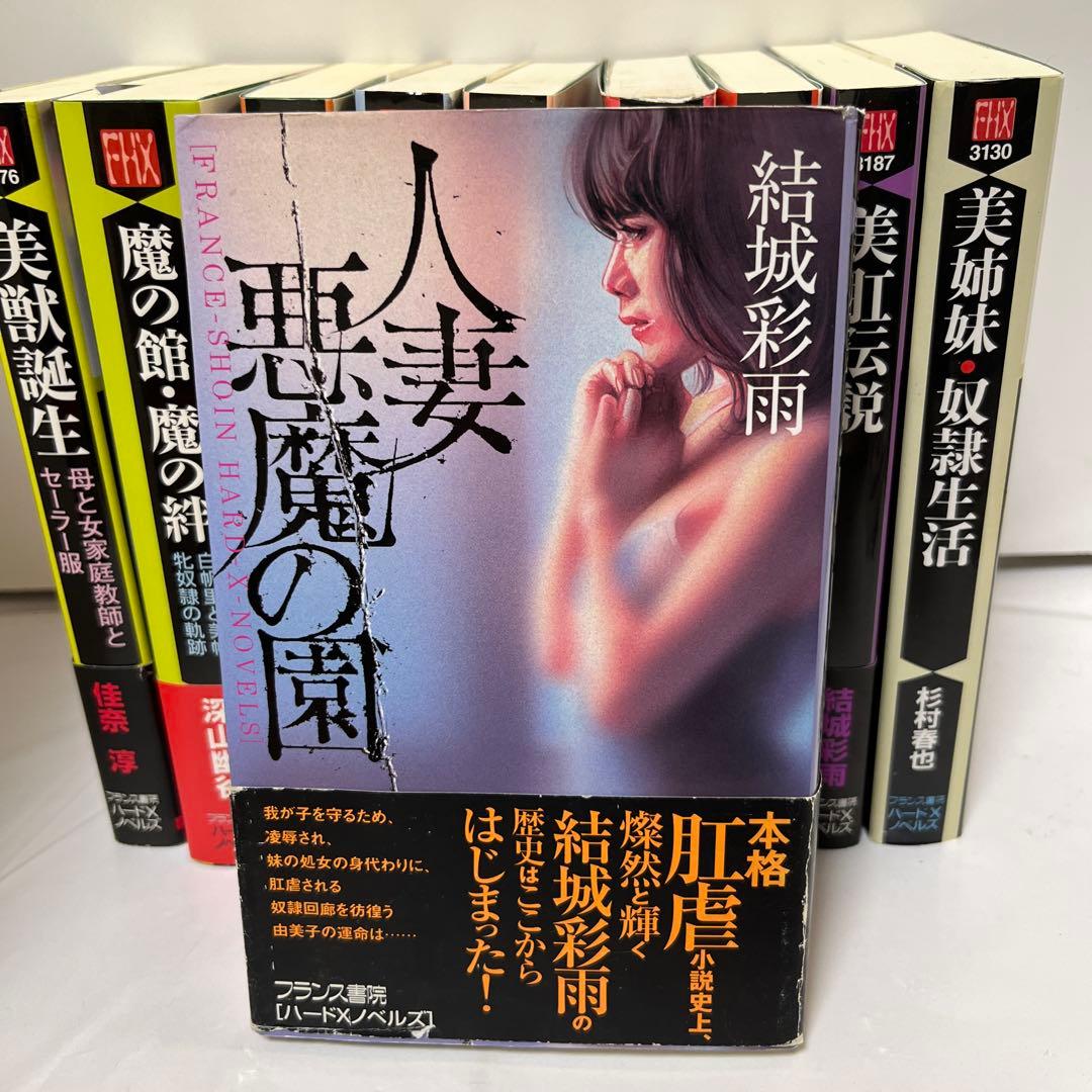魔の館・魔の絆　肛姦妻　美肛伝説　美獣誕生他　フランス書院ハードXノベルズ10冊