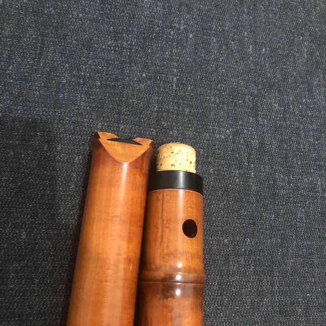 尺八　木管　1尺9寸　蝴蝶