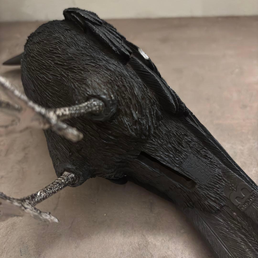 ペットバンク　貯金箱　カラス　オブジェ