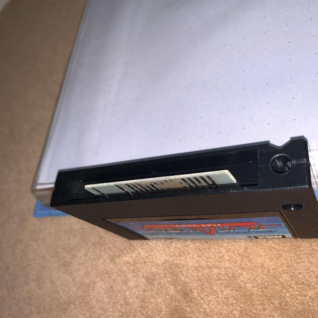 【美品】スクランブルフォーメーション　MSX ROM