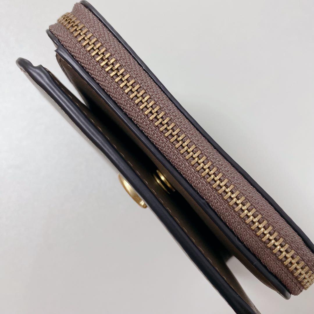 【新品！】COACHコーチ★折り財布★ビルフォールドウォレット★ダークストーン