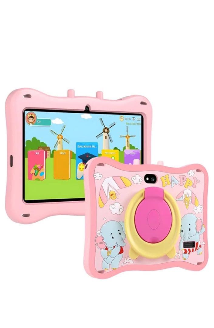 キッズタブレット 入園のお祝い16GB + 64GB ピンク