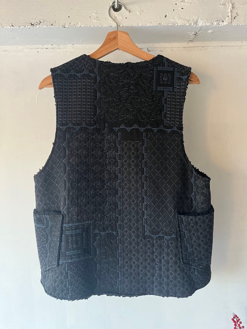 トップス EngineeredGarments OverVestCPGeoJacquard