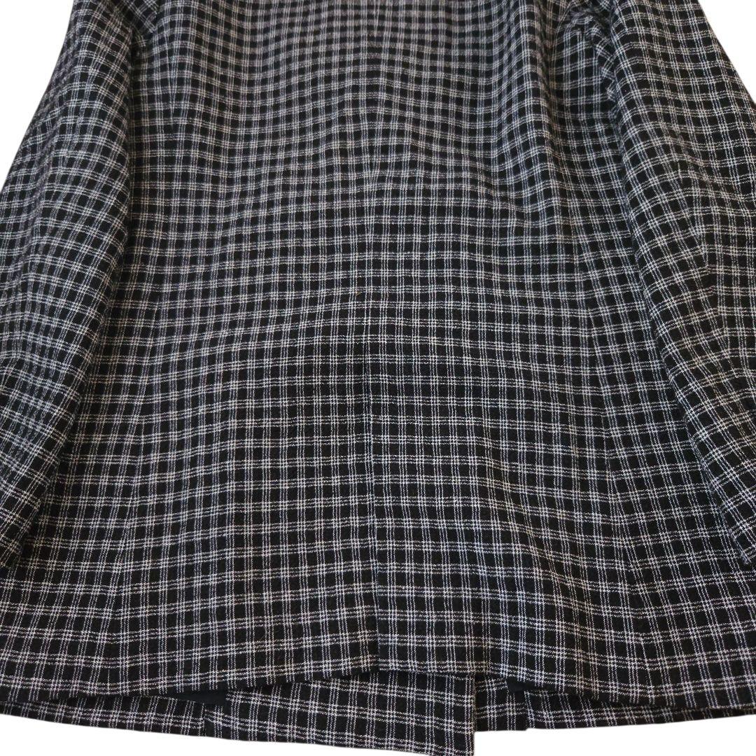 ジャーナルスタンダード シルク混 ツイードダブルジャケット チェック 極美品