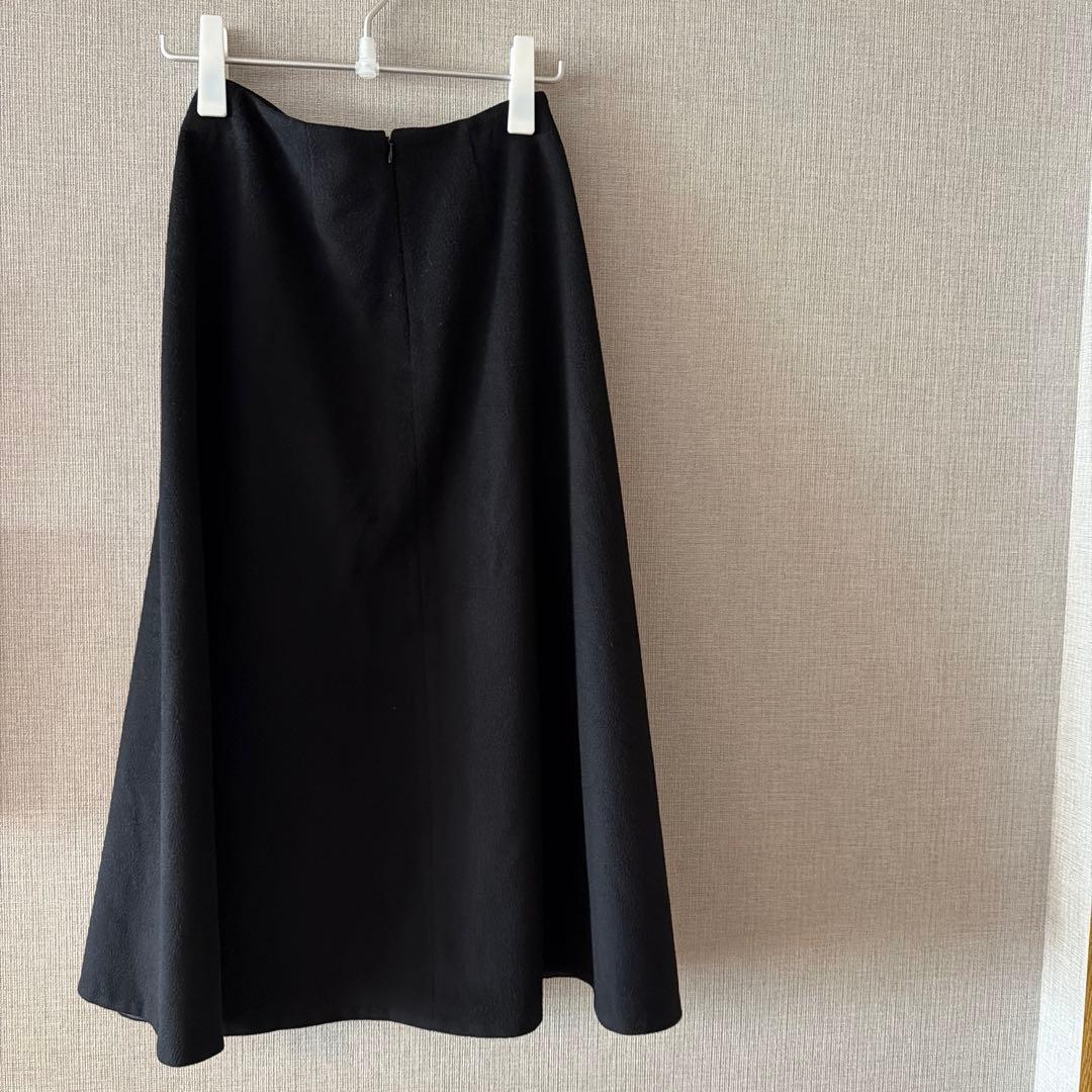 DEUXIEME CLASSE Newstandard フレアスカート　黒