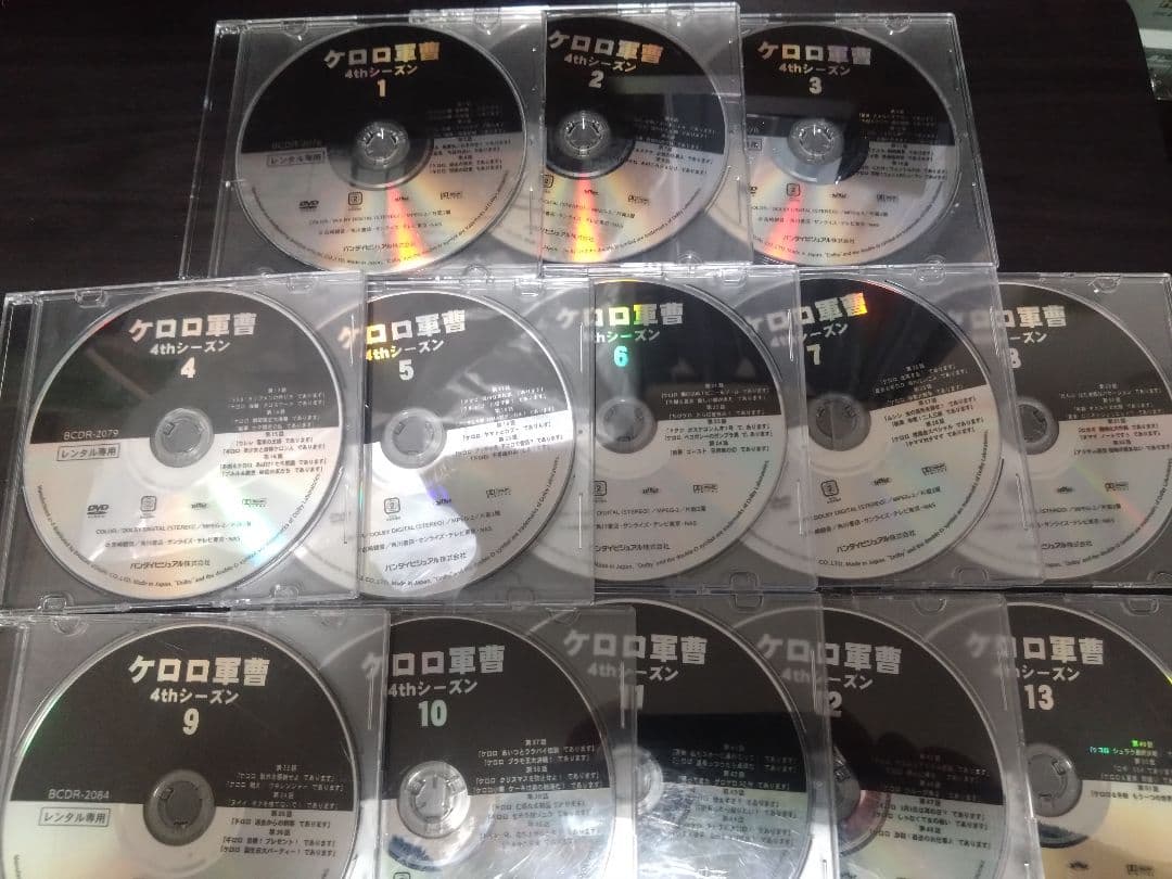 ケロロ軍曹 DVD 2〜7シーズン　レンタル落ちまとめ売り