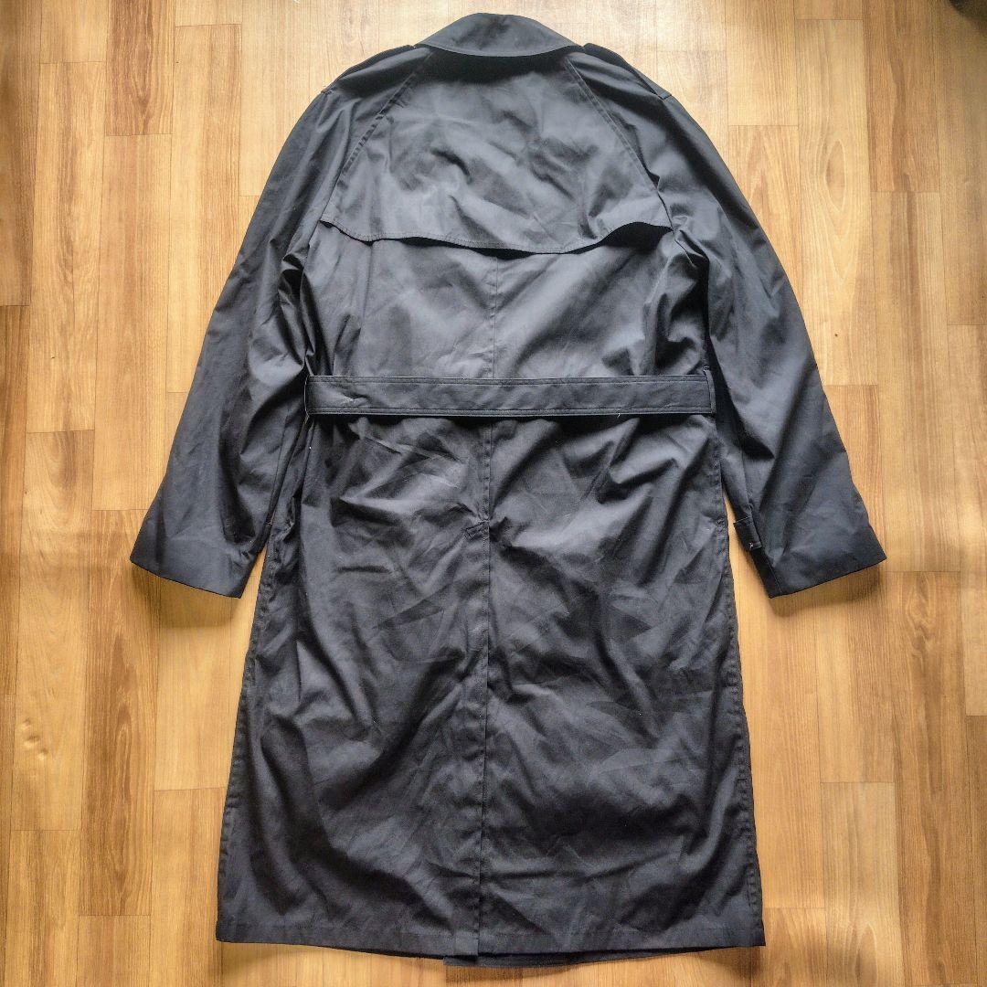 デッドストック 44XL 米軍 実物 USN ブラックトレンチコート 14152