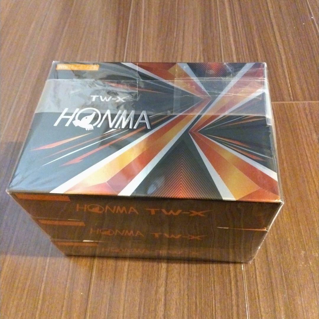 「新品」HONMA TW-X ゴルフボール・ホワイト・3ダース