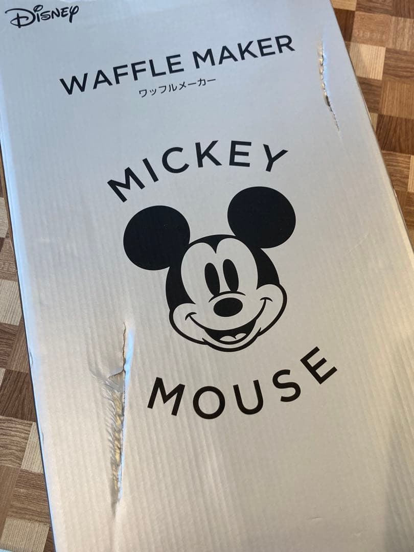 新品未使用Disney ミッキーマウス ワッフルメーカー WAFU-100