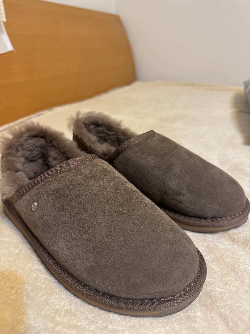 【美品】EMU Australia ムートンブーツショートブーツ スリッポン